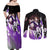 Kokushibo - Demon Slayer Couples Matching Off Shoulder Maxi Dress and Long Sleeve Button Shirt Anime Style