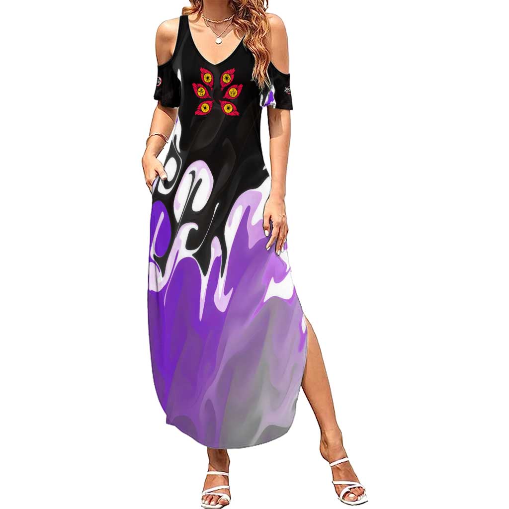 Kokushibo - Demon Slayer Summer Maxi Dress Anime Style