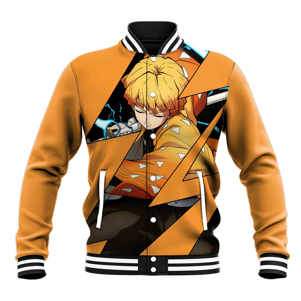 Zenitsu - Demon Slayer Baseball Jacket Anime Style