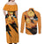 Zenitsu - Demon Slayer Couples Matching Off Shoulder Maxi Dress and Long Sleeve Button Shirt Anime Style