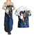 Tomioka Gyu - Demon Slayer Couples Matching Summer Maxi Dress and Hawaiian Shirt Anime Style