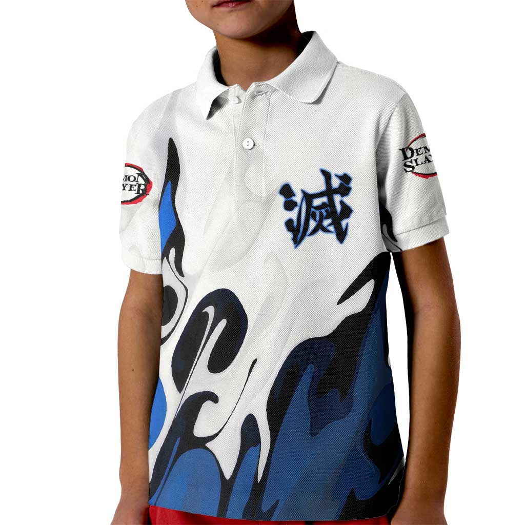 Tomioka Gyu - Demon Slayer Kid Polo Shirt Anime Style