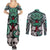 infernal-trio-couples-matching-summer-maxi-dress-and-long-sleeve-button-shirts-skull-viper-and-sinister-snake