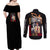 Light Yagami Death Note Couples Matching Off Shoulder Maxi Dress and Long Sleeve Button Shirt Anime Mix Manga Style