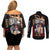 Light Yagami Death Note Couples Matching Off Shoulder Short Dress and Long Sleeve Button Shirt Anime Mix Manga Style