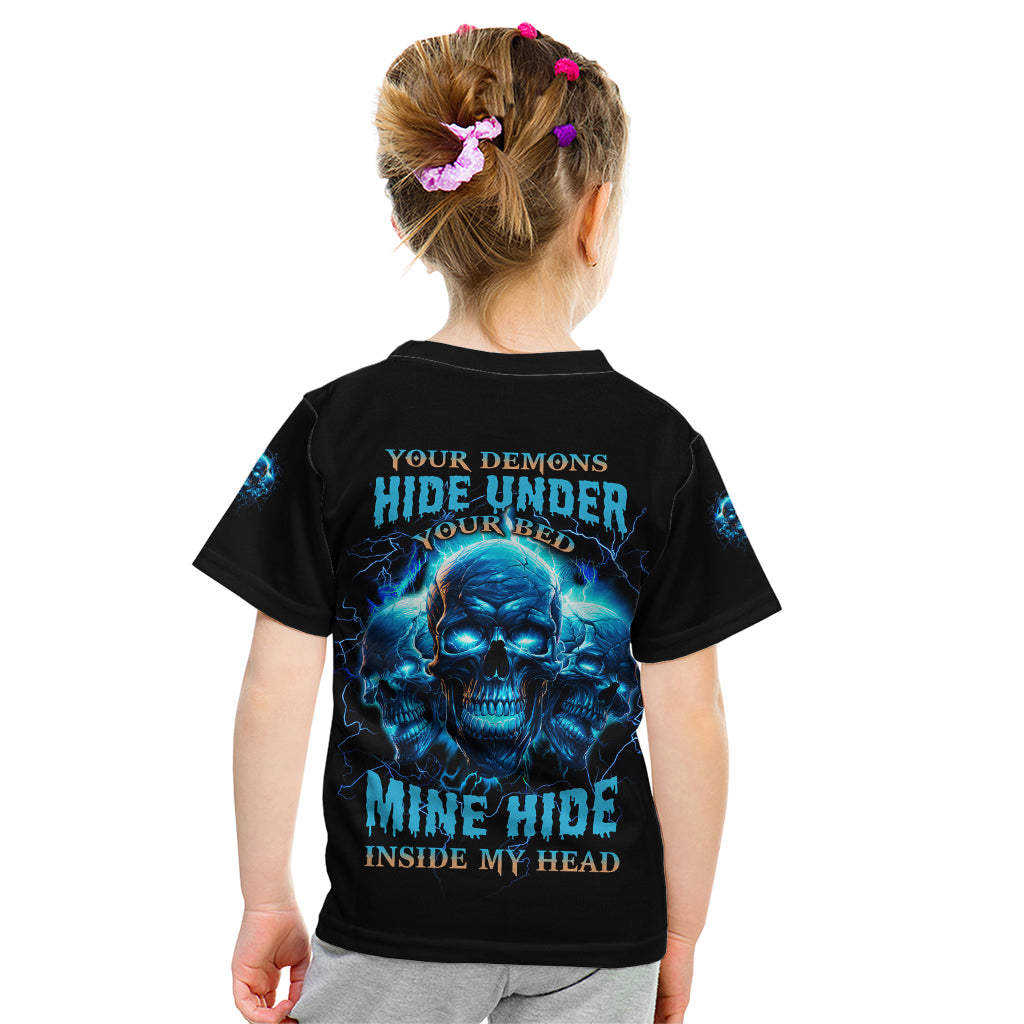 your-demons-hide-under-your-bed-kid-t-shirt