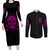 can-you-see-the-f-you-skull-rose-couples-matching-long-sleeve-bodycon-dress-and-long-sleeve-button-shirt