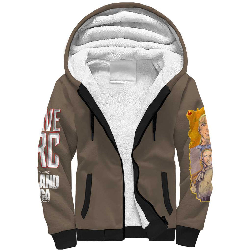 Slave Arc Vinland Saga Sherpa Hoodie Japan Anime Style