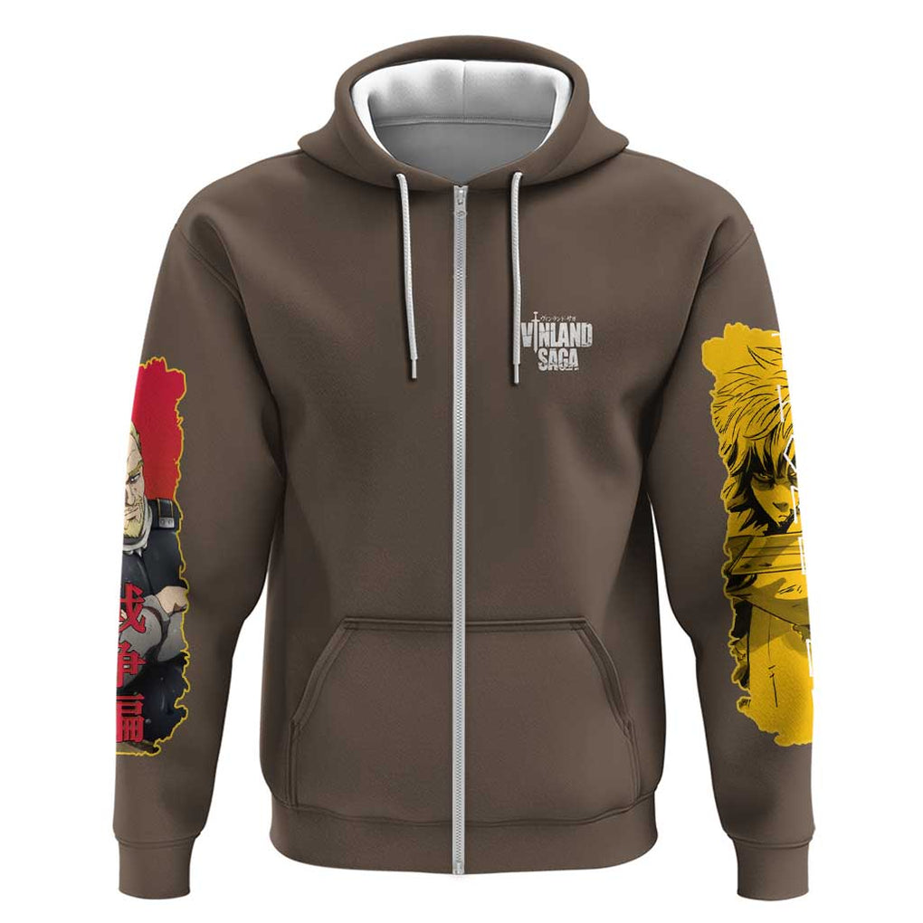 War Arc Vinland Saga Zip Hoodie Japan Anime Style