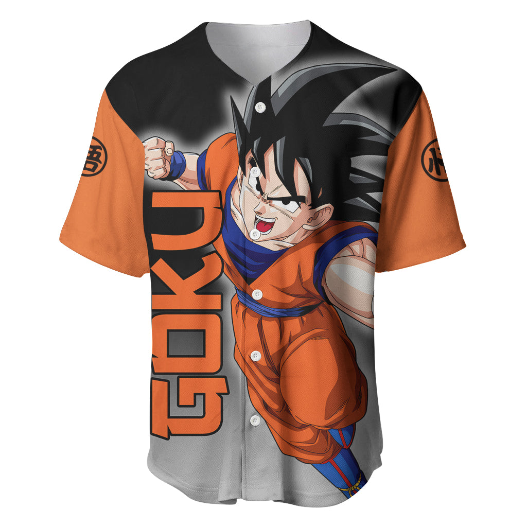 Z Goku Anime Dragon Ball Baseball Jersey