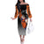 Z Goku Anime Dragon Ball Off The Shoulder Long Sleeve Dress