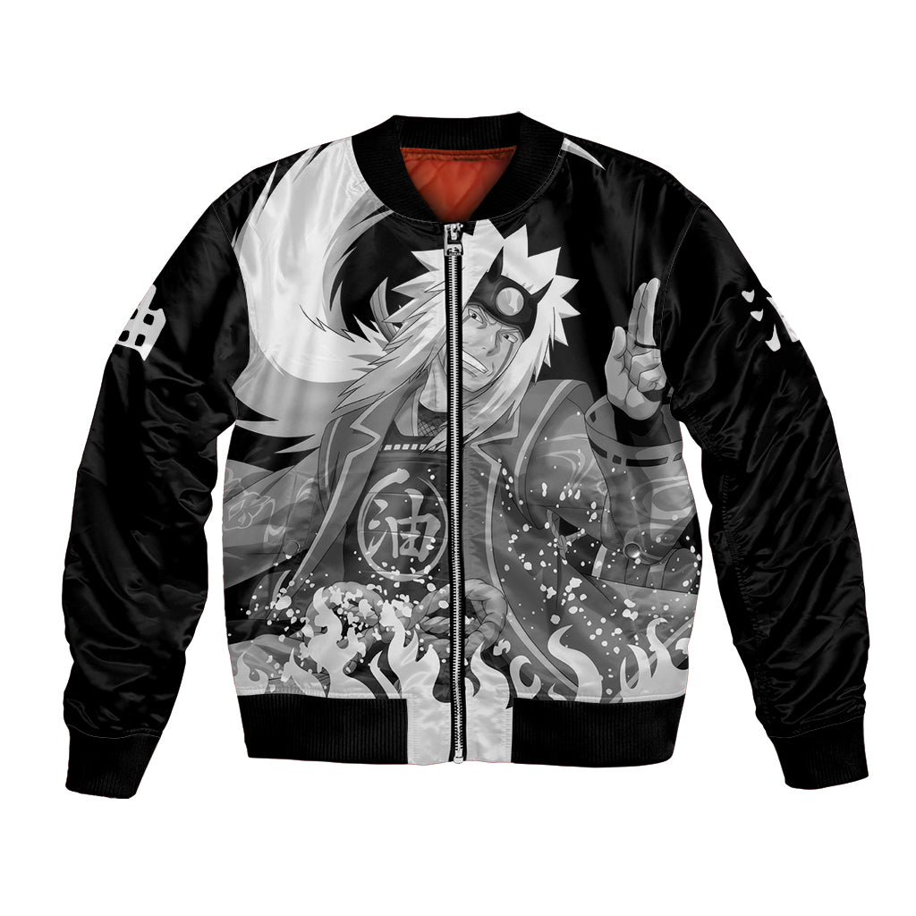 Jiraiya Anime Mixed Bomber Jacket