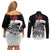 Jiraiya Anime Mixed Couples Matching Off Shoulder Short Dress and Long Sleeve Button Shirt