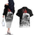 Jiraiya Anime Mixed Couples Matching Off The Shoulder Long Sleeve Dress and Hawaiian Shirt