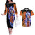 Goku Ultra Instinct Couples Matching Off The Shoulder Long Sleeve Dress and Hawaiian Shirt