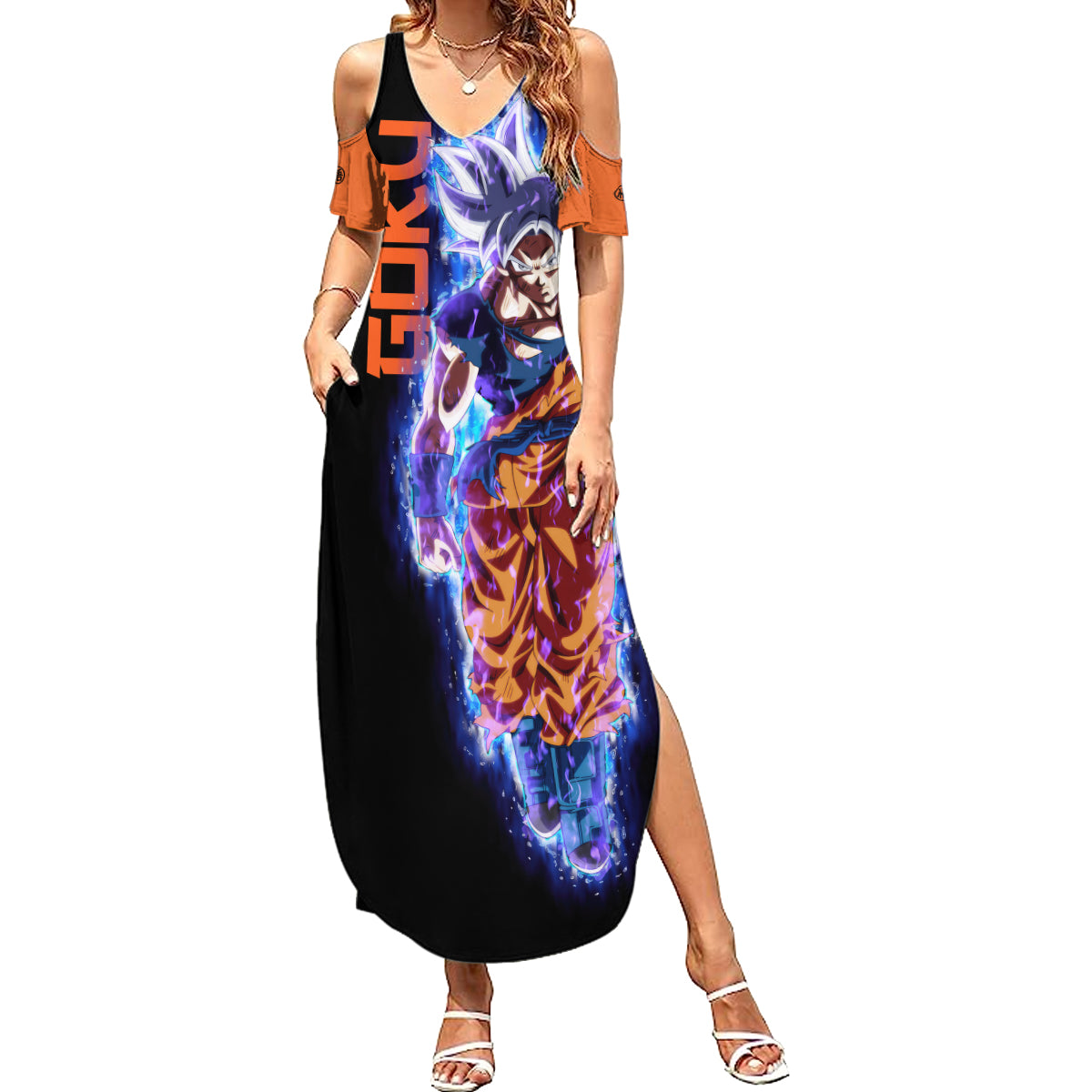 Goku Ultra Instinct Summer Maxi Dress