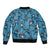 Lucario Pattern Style Bomber Jacket