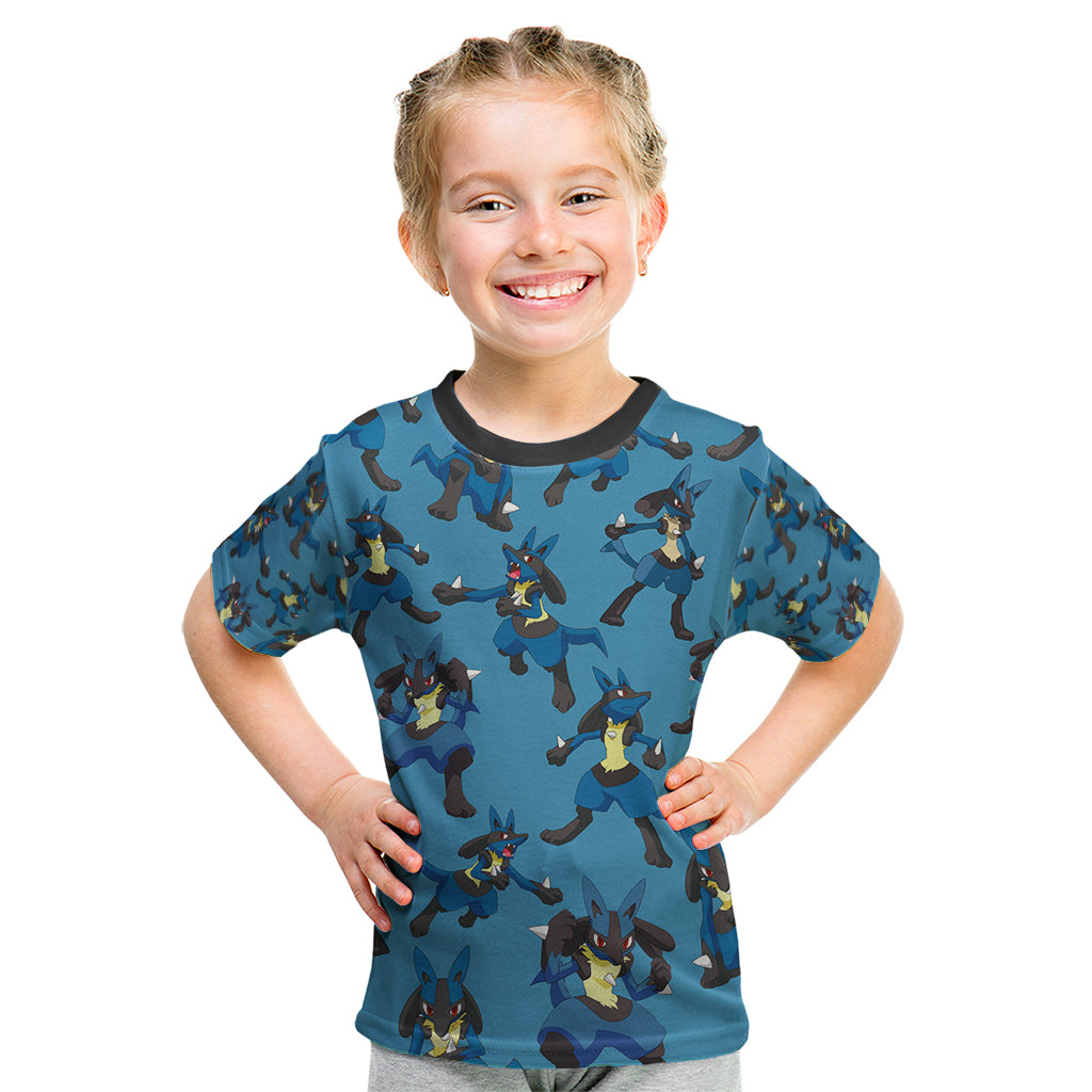 Lucario Pattern Style Kid T Shirt