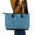 Lucario Pattern Style Leather Tote Bag