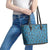 Lucario Pattern Style Leather Tote Bag
