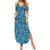 Lucario Pattern Style Summer Maxi Dress