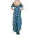 Lucario Pattern Style Summer Maxi Dress