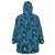 Lucario Pattern Style Wearable Blanket Hoodie