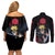 BRT Uzumaki - BRT Anime Couples Matching Off Shoulder Short Dress and Long Sleeve Button Shirt