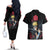 BRT Uzumaki - BRT Anime Couples Matching Off The Shoulder Long Sleeve Dress and Hawaiian Shirt