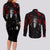 Miyamoto Musashi Couples Matching Long Sleeve Bodycon Dress and Long Sleeve Button Shirt