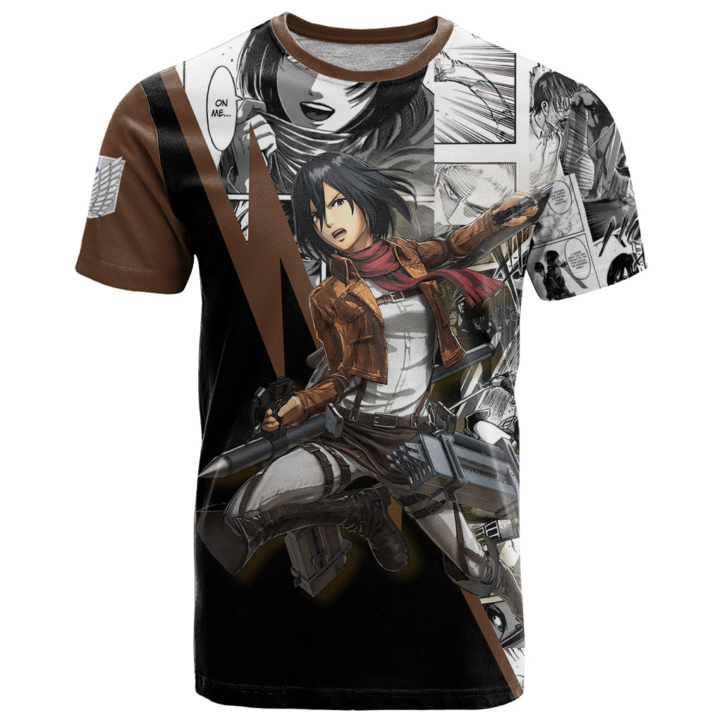 Mikasa Ackerman - Manga Style T Shirt