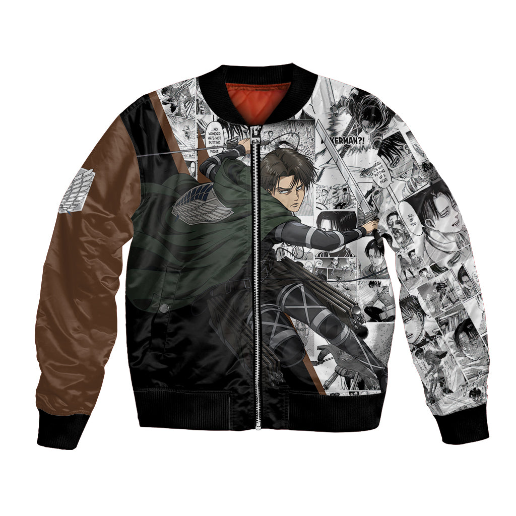 Levi Ackerman - Manga Style Bomber Jacket