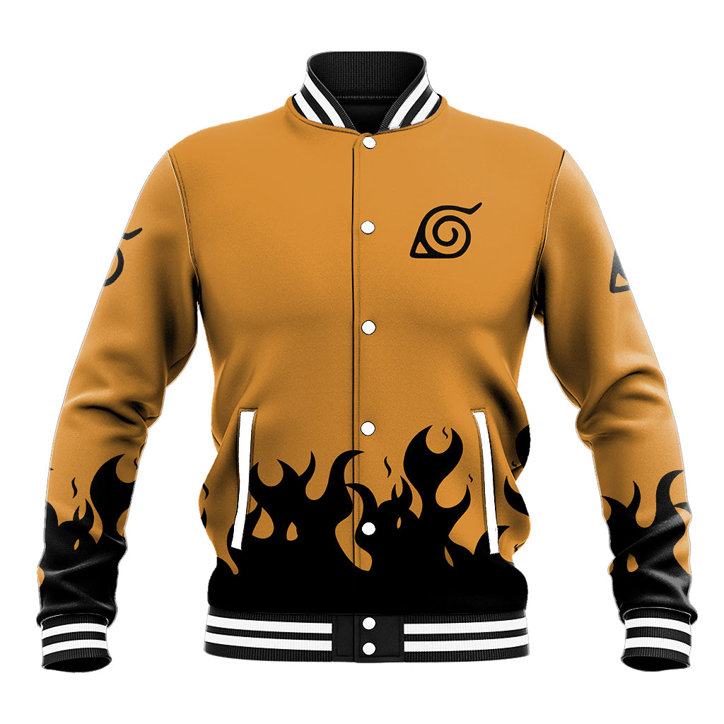 Kurama Sealing Eight Trigrams Symbol Baseball Jacket Naruto