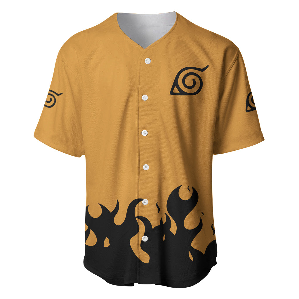 Kurama Sealing Eight Trigrams Symbol Baseball Jersey Naruto