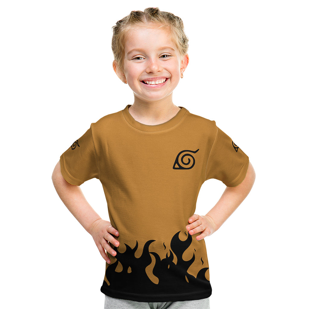 Kurama Sealing Eight Trigrams Symbol Kid T Shirt Naruto