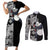 Panda Couples Matching Short Sleeve Bodycon Dress and Long Sleeve Button Shirt Jujustu Kaisen