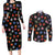 Devil Fruits Couples Matching Long Sleeve Bodycon Dress and Long Sleeve Button Shirt One Piece