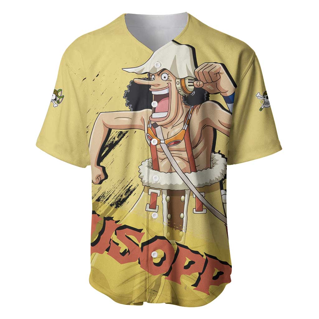 Usopp - One Piece Baseball Jersey Anime Style