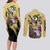 Usopp - One Piece Couples Matching Long Sleeve Bodycon Dress and Long Sleeve Button Shirt Anime Style