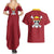 Monkey D. Luffy - One Piece Couples Matching Summer Maxi Dress and Hawaiian Shirt Anime Uniform Style