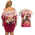 Kyojuro Rengoku - Demon Slayer Couples Matching Off Shoulder Short Dress and Hawaiian Shirt Anime Mix Pattern Style