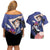 Nico Robin - One Piece Couples Matching Off Shoulder Short Dress and Hawaiian Shirt Anime Style