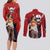 Emperor - Shank - One Piece Couples Matching Long Sleeve Bodycon Dress and Long Sleeve Button Shirt Anime Style