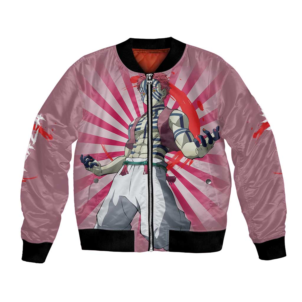 Akaza - Demon Slayer Bomber Jacket Anime Style