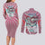 Akaza - Demon Slayer Couples Matching Long Sleeve Bodycon Dress and Long Sleeve Button Shirt Anime Style