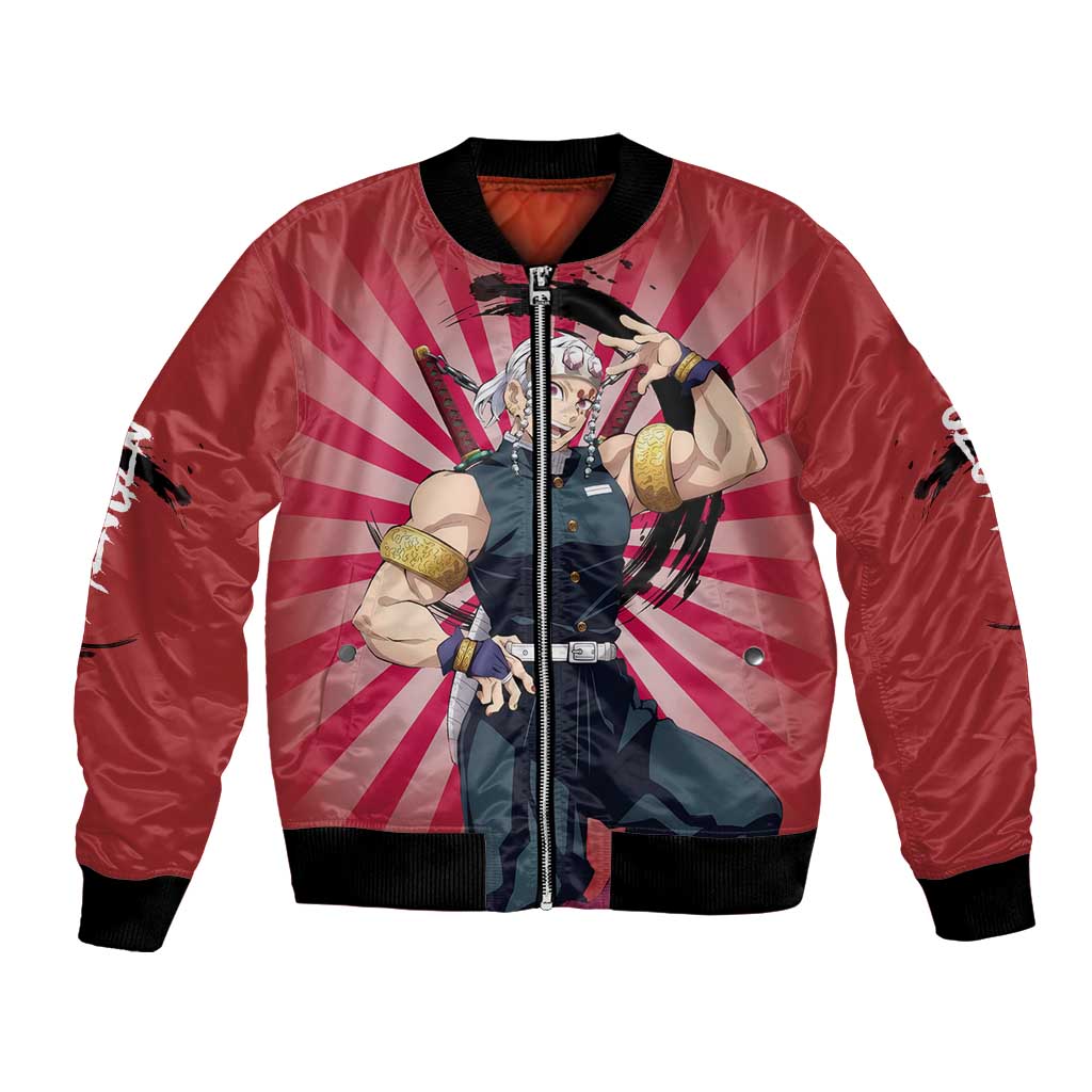 Tengen Uzui - Demon Slayer Bomber Jacket Anime Style