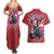 Tengen Uzui - Demon Slayer Couples Matching Summer Maxi Dress and Hawaiian Shirt Anime Style