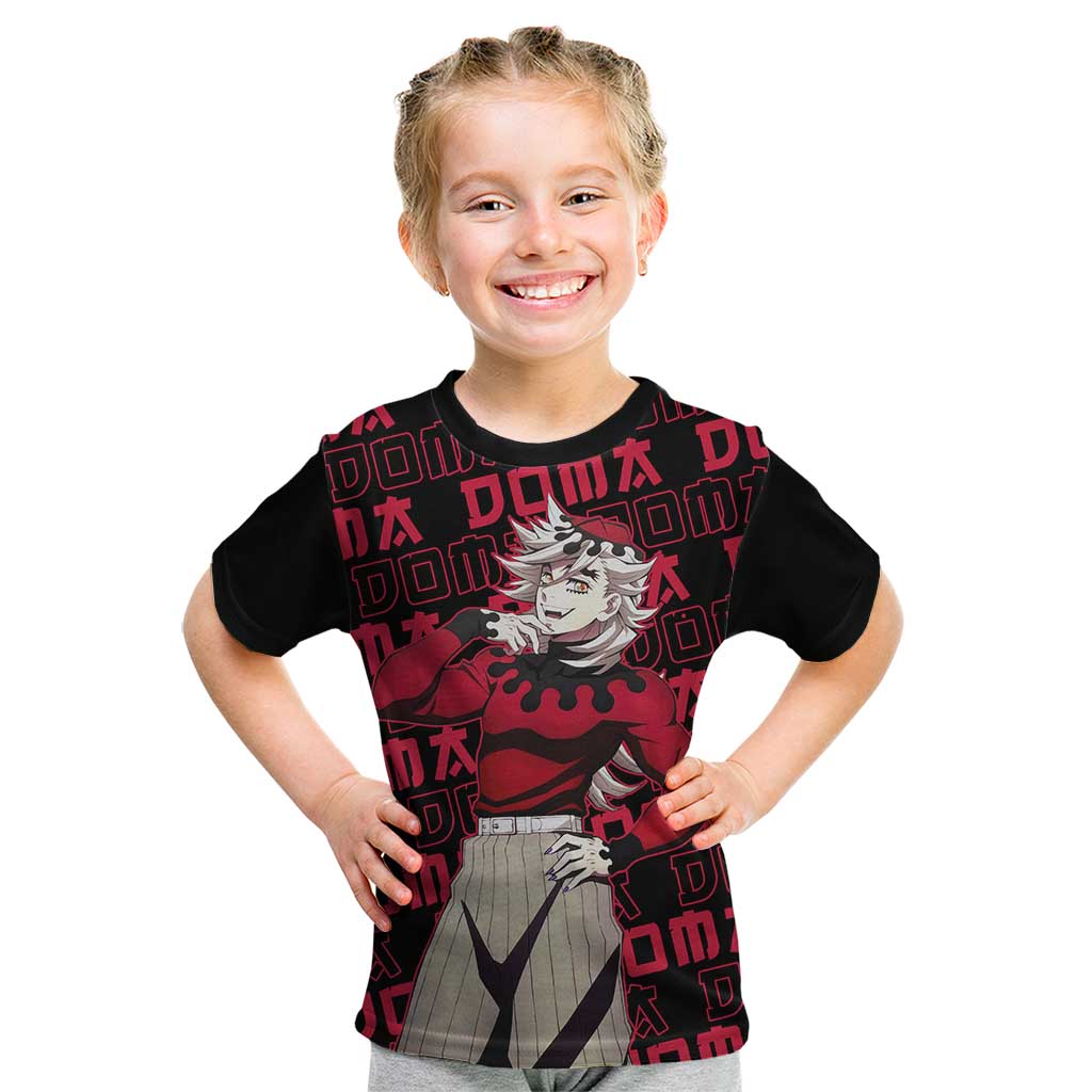 Doma - Demon Slayer Kid T Shirt Anime Mix Pattern Style