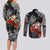 Goku Kid - Dragon Ball Couples Matching Long Sleeve Bodycon Dress and Long Sleeve Button Shirt Anime Mix Manga Style