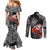 Goku Kid - Dragon Ball Couples Matching Mermaid Dress and Long Sleeve Button Shirt Anime Mix Manga Style